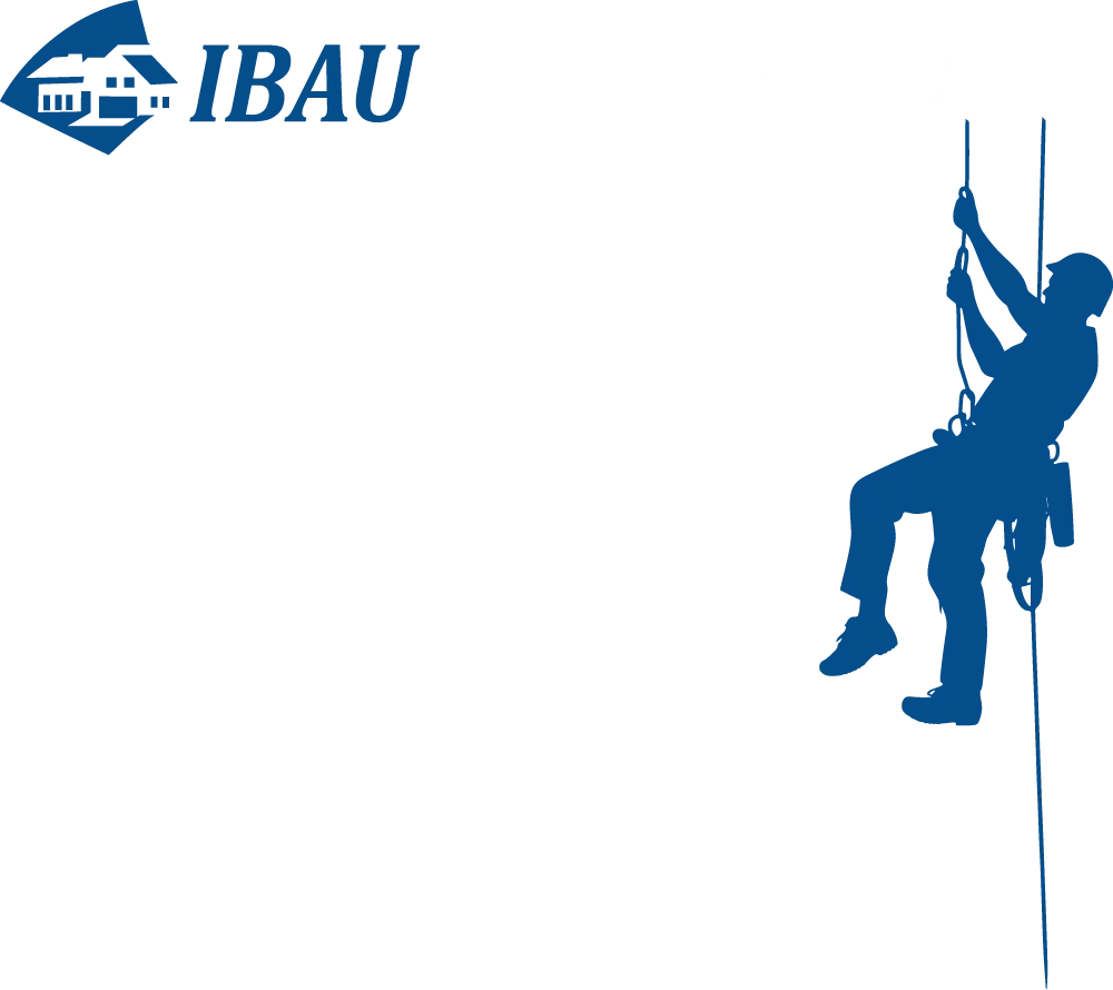 IBAU Industrieklettern Logo weiss
